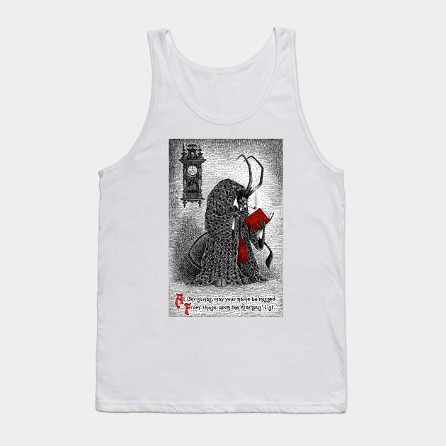 The Krampus' List Tank Top by Haunted Nonsense